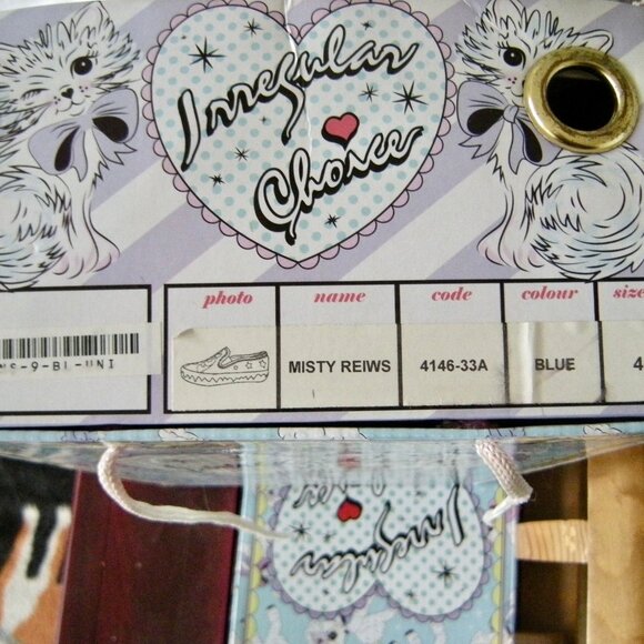 RARE - Irregular Choice Sparkly Unicorn Slip On Sneakers New in Box Size 8 - Picture 13 of 13